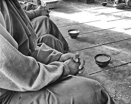 Méditation au monastère de Lingshed