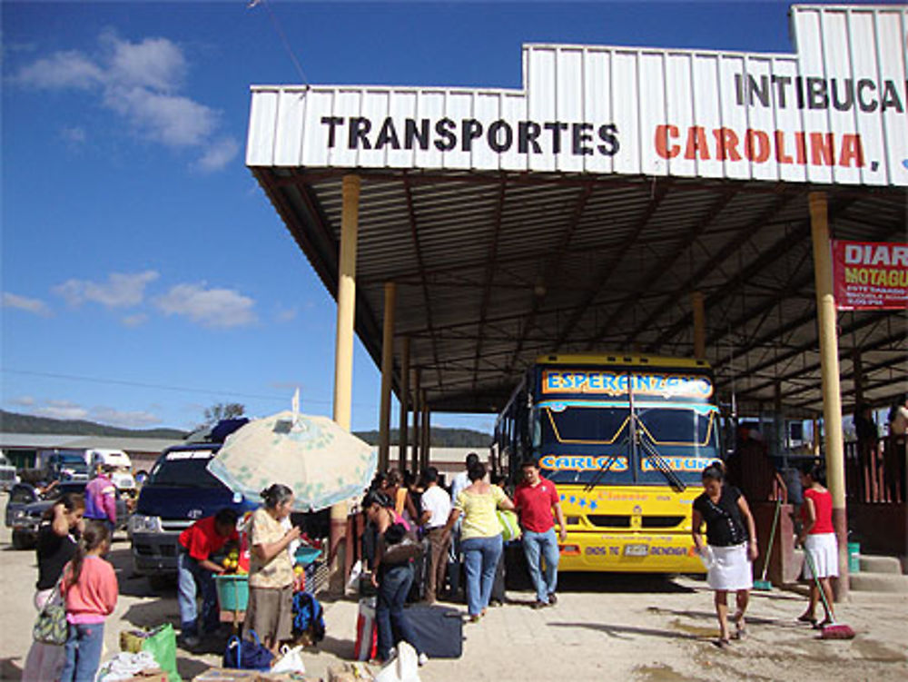 La gare routière de La Esperanza