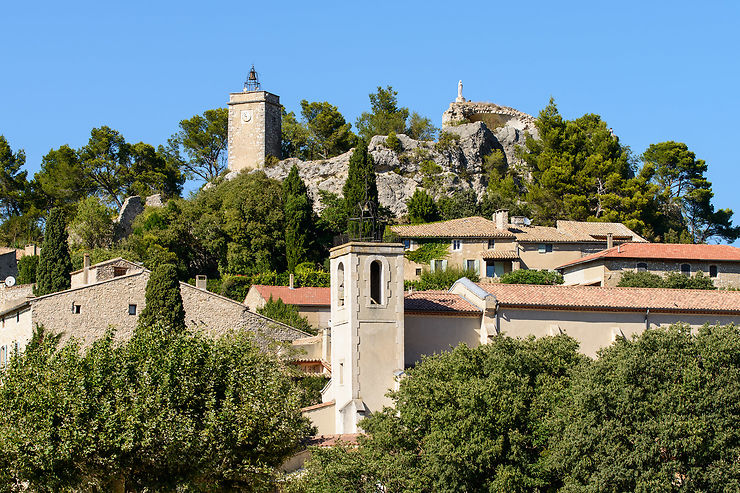 Eygalières, la carte postale provençale