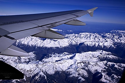 Les Alpes-Maritimes en avion