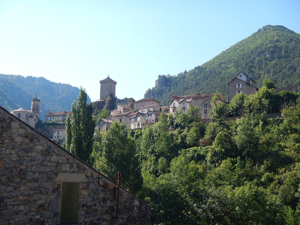 Peyreleau, vu du Rozier