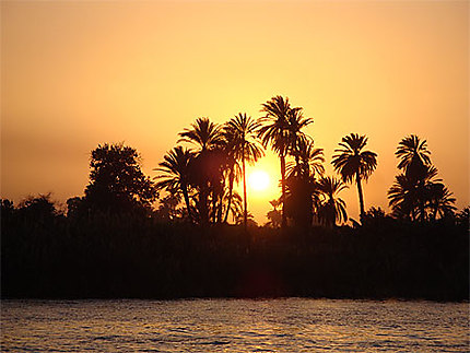 Egypte, coucher de soleil