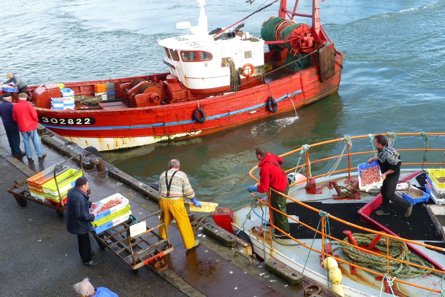 Guilvinec retour p  che Bateaux Transport Guilvinec  Ar