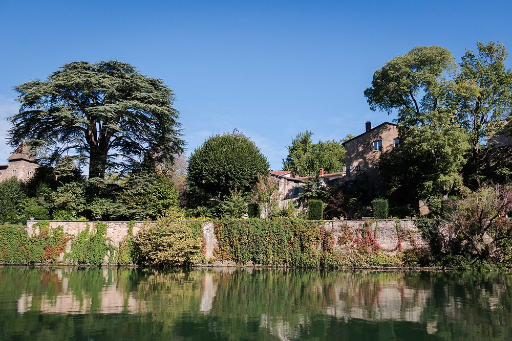 L'Ile Barbe sur la Saône à Lyon