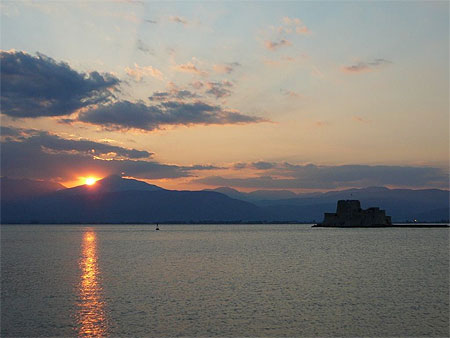 Coucher de soleil sur la forteresse Coucher de soleil sur la forteresse