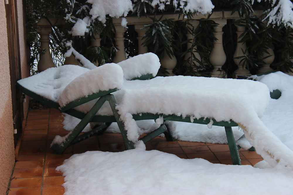 Neige dans le sud de la France