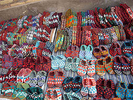 Chaussons, artisanat Ouzbek