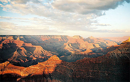 Grand Canyon vue d'hélicoptère