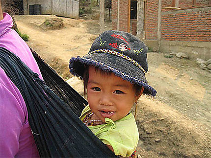 Portrait d'enfant au nord Laos