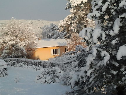 Neige dans le sud de la France, Var