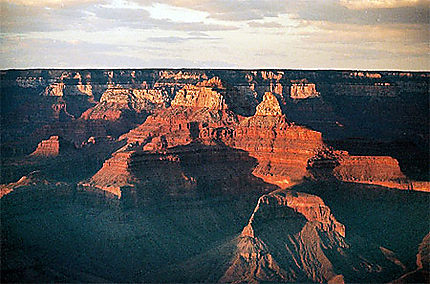 Grand Canyon vue d'hélicoptère