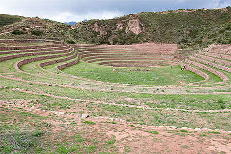 Dans le cirque de Moray Dans le cirque de Moray