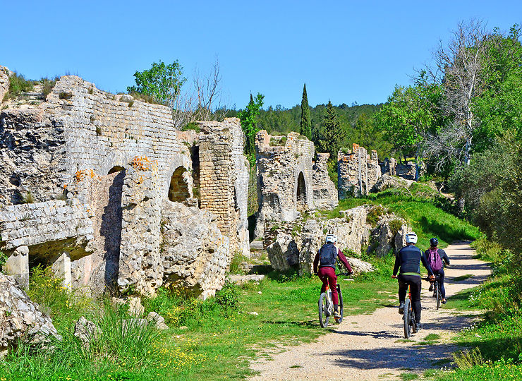 Excursion à vélo dans les Alpilles jusqu’au Val d’Enfer