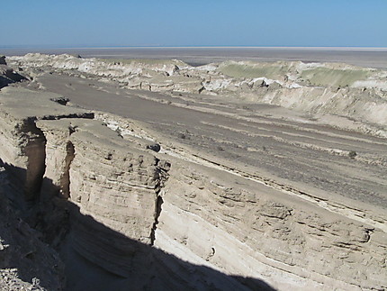 Canyons de La mer d'Aral
