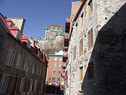 Vue du Château Frontenac à Québec