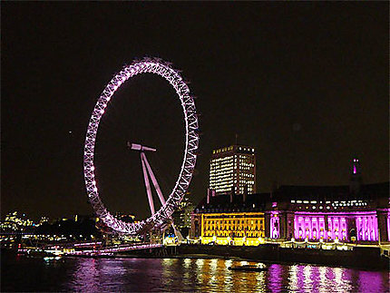 London Eye de nuit