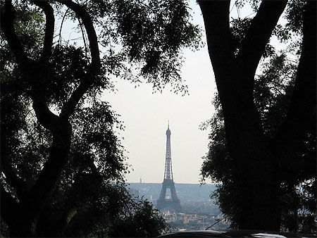 La Tour Eiffel vue depuis le Sacré Coeur