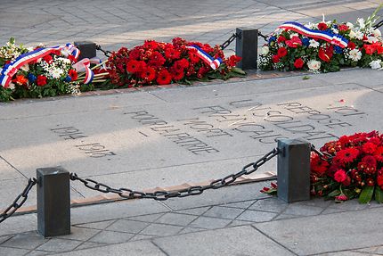 La tombe du soldat inconnu, Arc de Triomphe