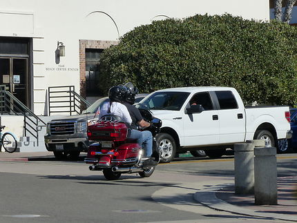 Moto à Huntington Beach