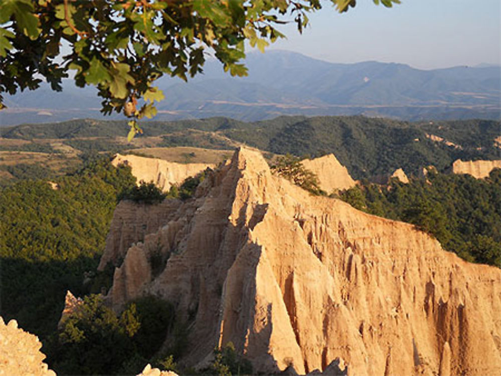 Entre Melnik et le monastère de Rojen