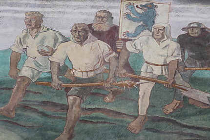 Une fresque murale d'Appenzell