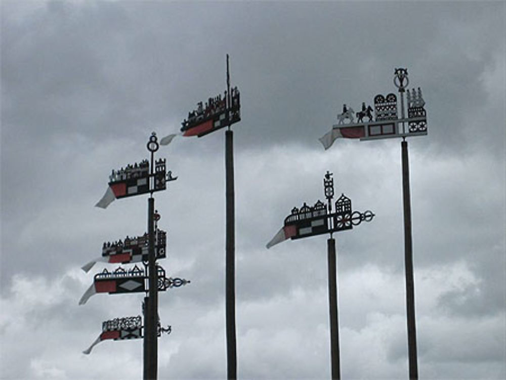 Sympa les girouettes à Nida