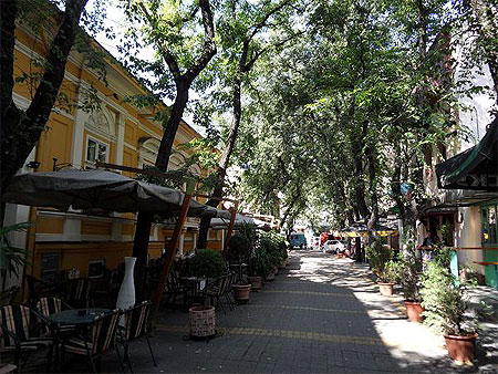 Rue piétonne, Subotica, Serbie Rue piétonne, Subotica, Serbie