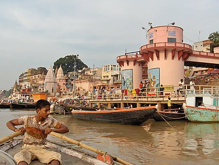 La vie sur le Gange à Bénarès