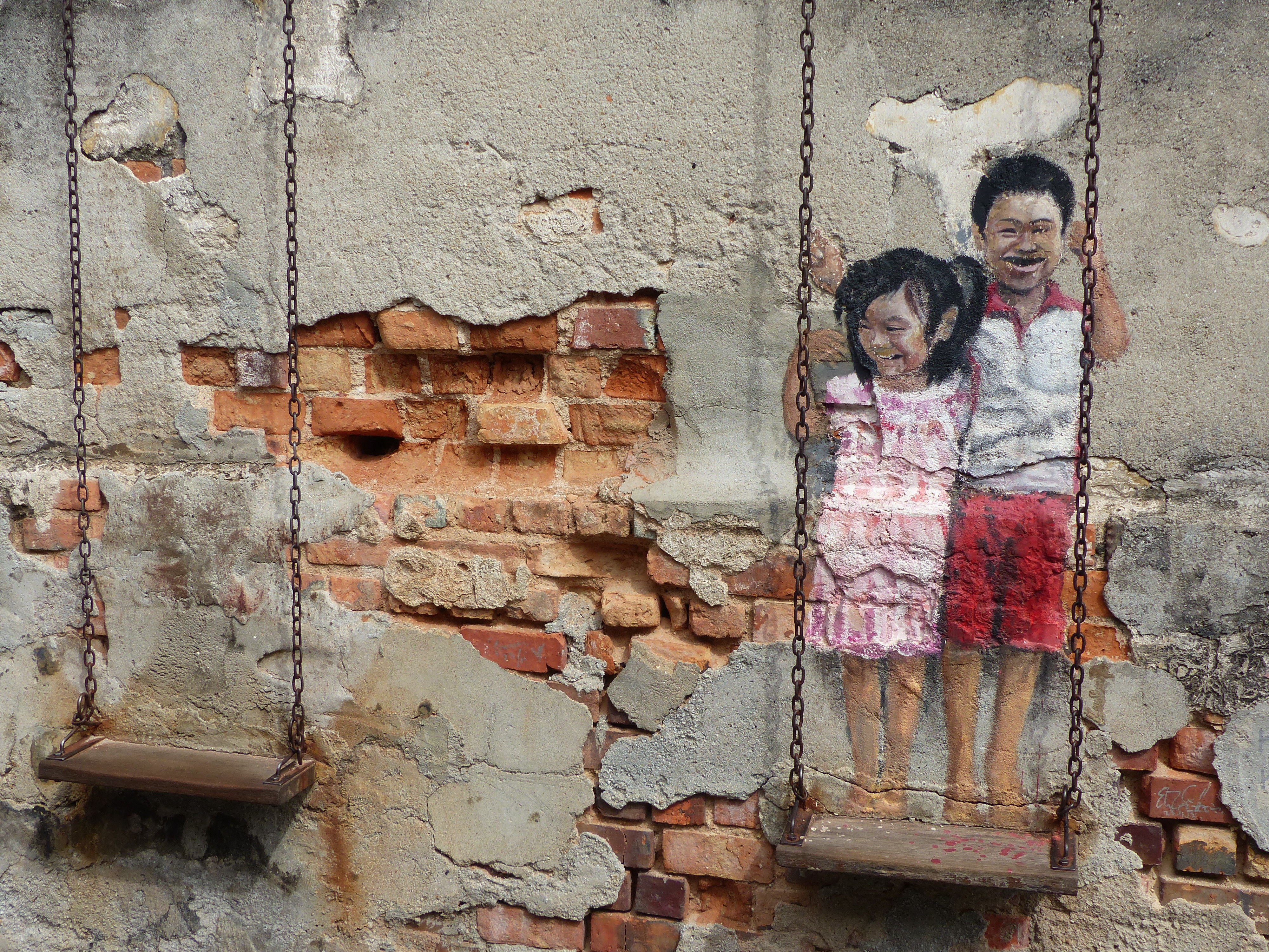 Street-art à George Town, Malaisie