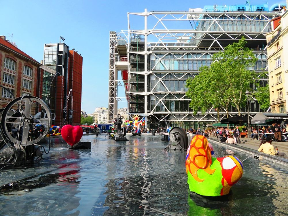 Fontaine Stravinsky, l'amour, Paris