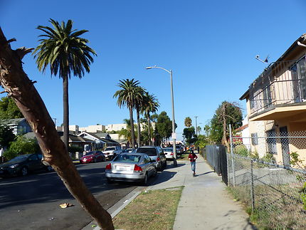 Rue tranquille de Long Beach