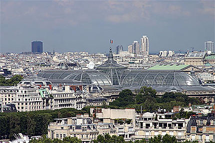 Le Grand Palais depuis la tour Eiffel