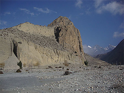 Paysage de la vallée du Kali Gandaki
