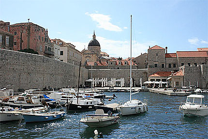 Port de la vieille ville de Dubrovnik