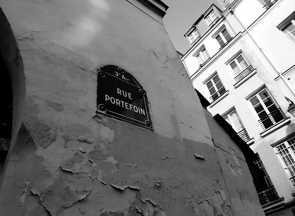 Rue Portefoin à Paris