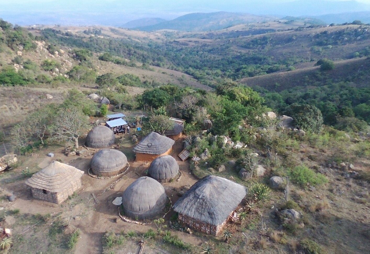 Village Swazi en Eswatini