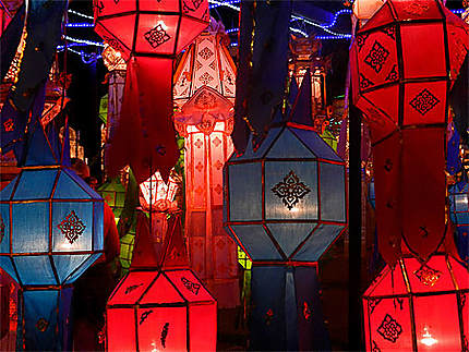 Quelques lanternes à Chiang Mai