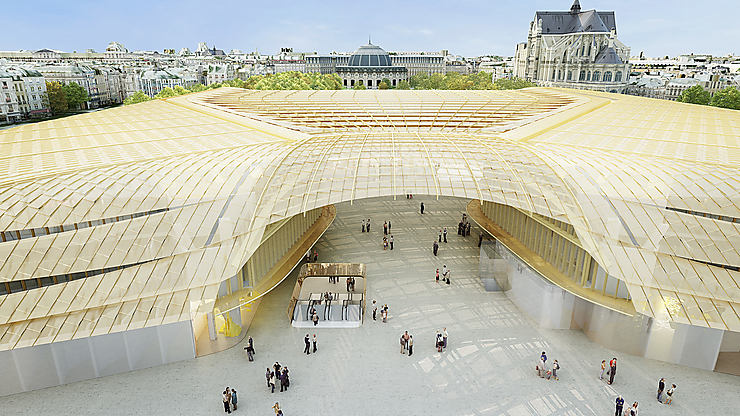 Paris : une Canopée pour les Halles 