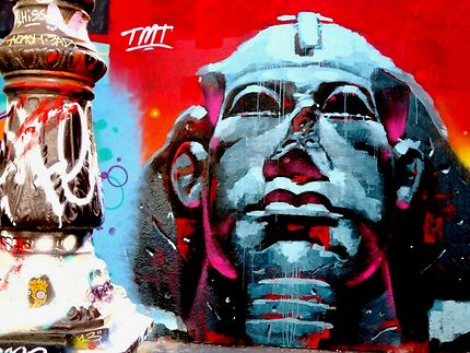 Ramses II,  street art à Paris