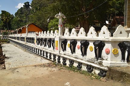 Temples anciens à Mulkirigala, Sri Lanka