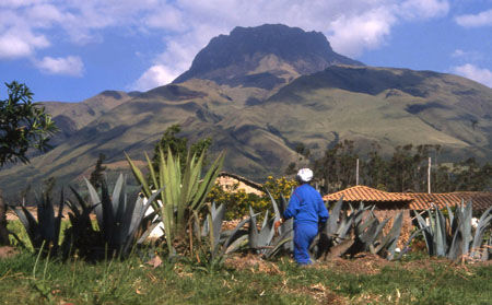 Otavalo et ses volcans