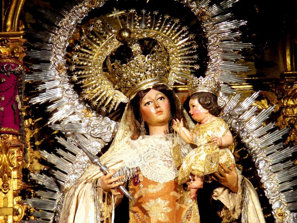 La Vierge à l'enfant, Eglise Santa Ana à Séville
