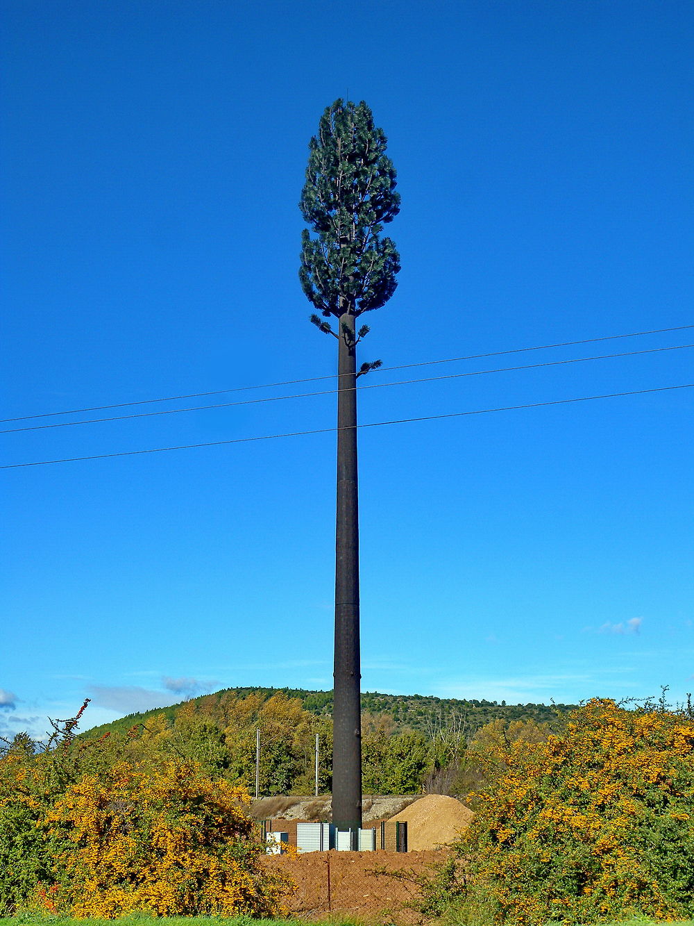 Antenne relais de téléphonie camouflée 