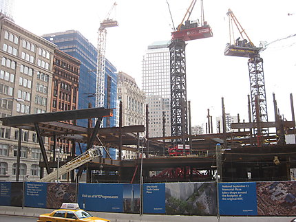 Mémorial des Twin Towers en construction