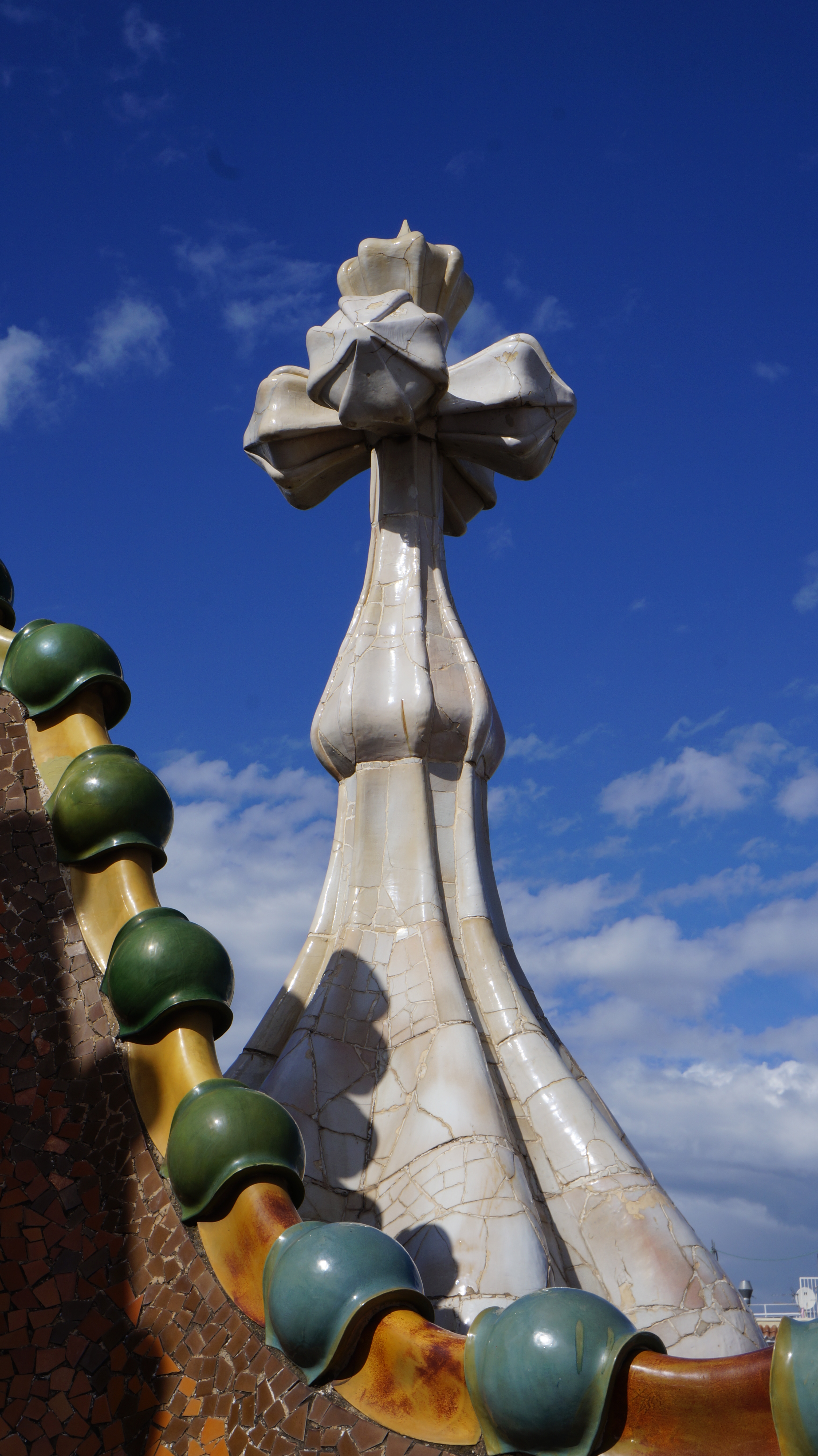 Sur le toit de la Casa Batlló Sur le toit de la Casa Batlló