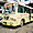 Bus dans la gare routière de Delhi