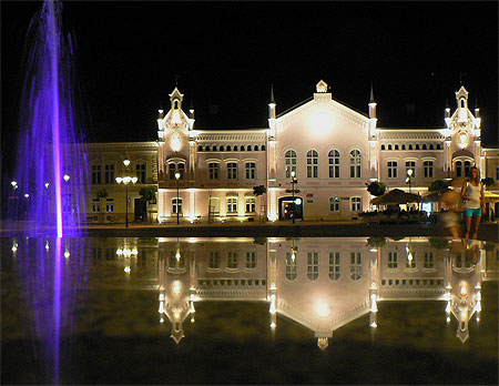 Sanok by night Sanok by night