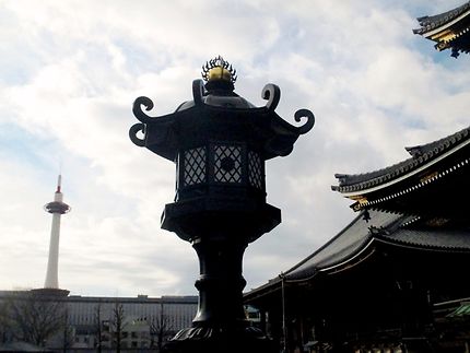 Lanterne du temple higashi honganji 