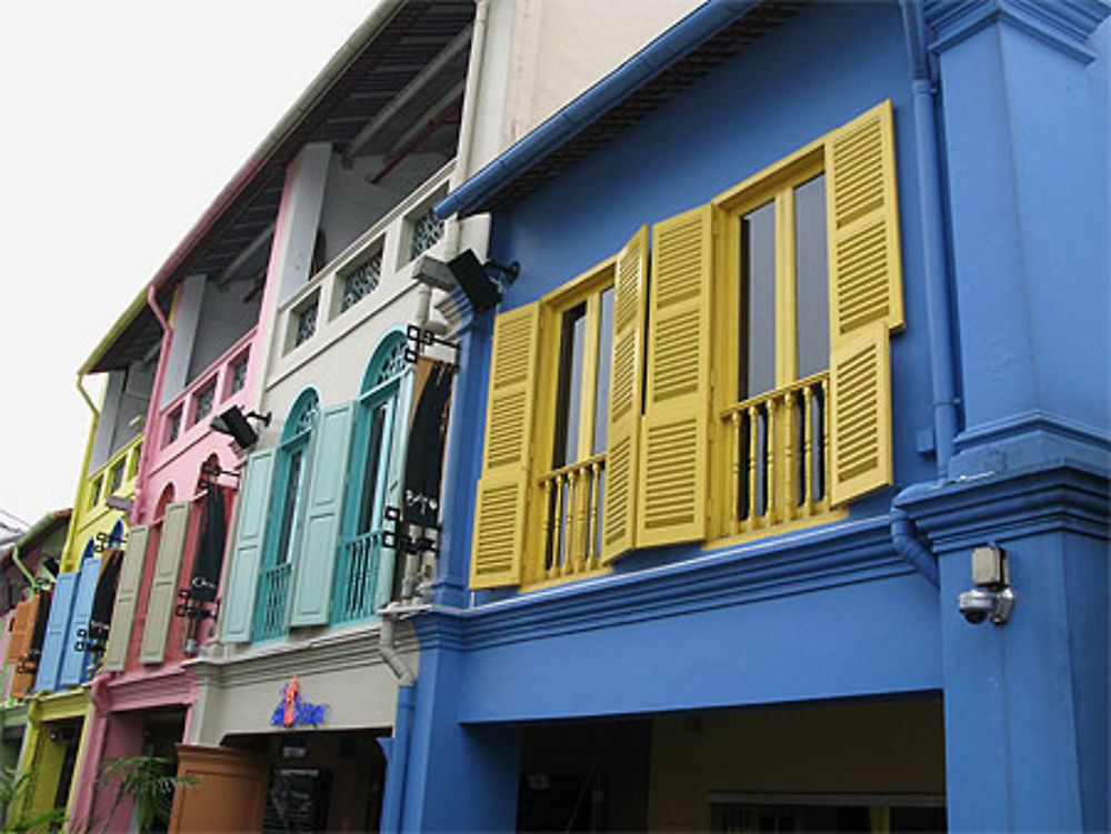 Maisons colorées