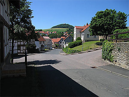 Rasdorf, vue sur le Gehilfersberg